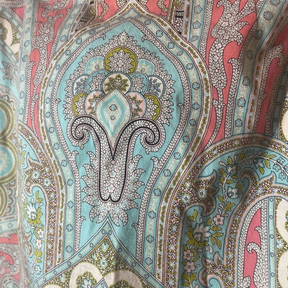 Trina Turk Skirt Womens 4 Multicolor Aline Paisley Cotton Bold Pattern - Picture 4 of 6